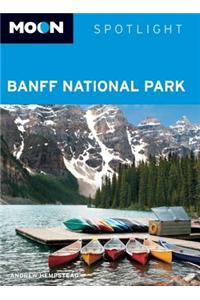 Moon Spotlight Banff National Park