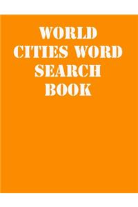World Cities Word Search Book