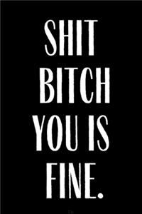 Shit Bitch You Is Fine