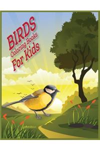 Birds Coloring Book For Kids