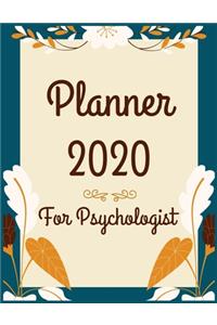 Planner 2020 for Psychologist