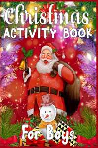 Christmas Activity Book For Boys