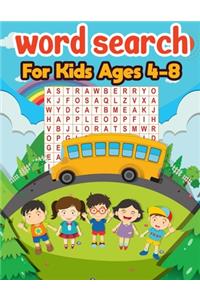 Word Search For Kids Ages 4-8