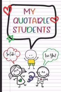My Quotable Students