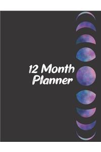 12 Month Planner