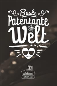Beste Patentante der Welt I Taschenkalender & Terminplaner 2020