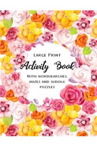 Large Print Activity Book