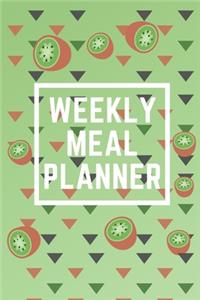 Meal Planner Pad 6x9 Inch Notepad for Organized Weekly & Daily Planning (100 Pages 52 Weeks)