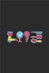 Colorful Hairdresser Tools