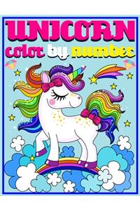 Unicorn Color By Number