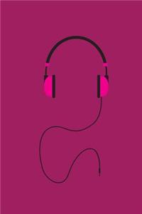 Headphones Crank Out the Tunes Journal