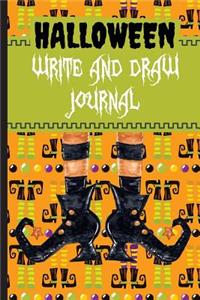 Halloween Write and Draw Journal
