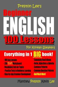 Preston Lee's Beginner English 100 Lessons For Korean Speakers