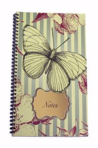 A4 Spiral Notebook - Butterfly