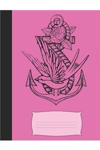 Anchore Swallow & Rose Composition