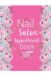 Nail Salon Appointment Book 2019