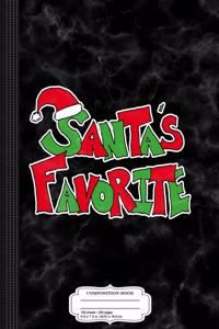 Santa's Favorite Composition Notebook