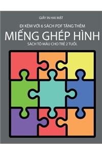 Sách tô màu cho trẻ 2 tuổi. (Miếng ghép hình)