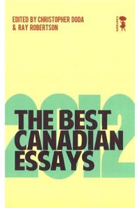 The Best Canadian Essays 2012