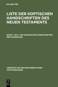 sahidischen Handschriften der Evangelien