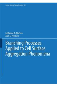Branching Processes Applied to Cell Surface Aggregation Phenomena