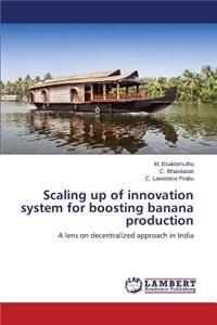 Scaling up of innovation system for boosting banana production