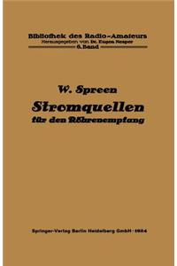 Stromquellen für den Röhrenempfang