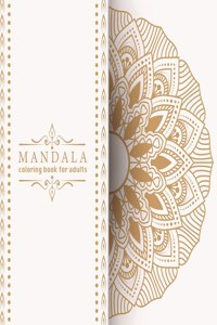 Mandala coloring book for adults