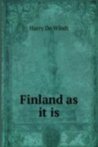 Finland as it is