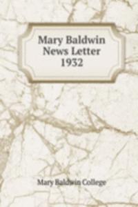 Mary Baldwin News Letter