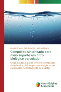 Compósito sinterizado para meio suporte em filtro biológico percolador