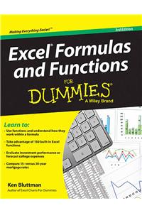 Excel Formulas And Functions For Dummies, 3Rd Ed