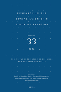 Research in the Social Scientific Study of Religion, Volume 33