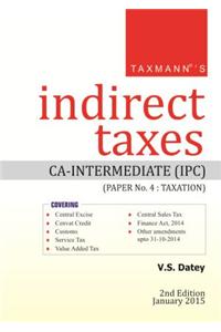 Indirect Taxes -Ca-Intermediate (Ipc)