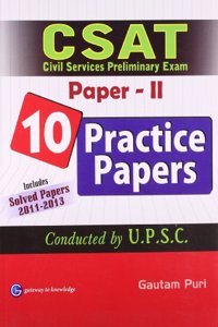 10 Practice Papers & Solved Papers Csat Paper Ii