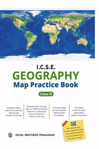 ICSE Geography Map Practice Book Class IX