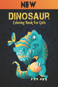 Dinosaur Coloring Book for Girls