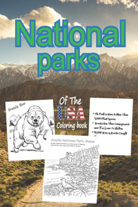 National Parks Of The USA Coloring Book