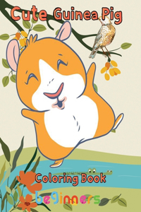 Cute Guinea pig Coloring Book beginners