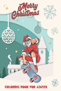 Merry Christmas Coloring Book for Adults