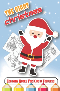 Giant Christmas Coloring Books For Kids & Toddlers
