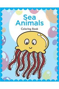 Sea Animals: Coloring Book