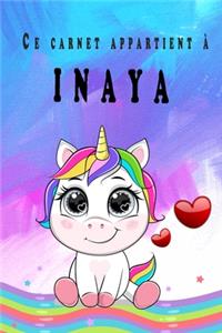Ce carnet appartient à INAYA
