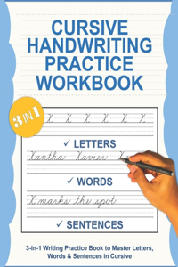 Cursive Handwriting Practice Workbook