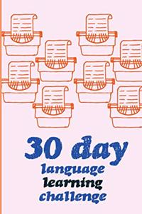 30 Day Language Learning Challenge