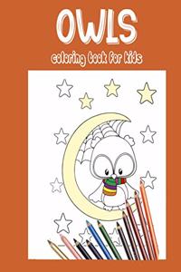 Owls Coloring Book for Kids