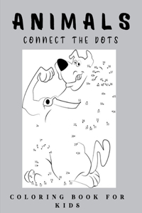 Connect the Dots Animals Coloring Book for Kids