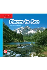 Reading Wonders Leveled Reader Places to See: On-Level Unit 8 Week 2 Grade K