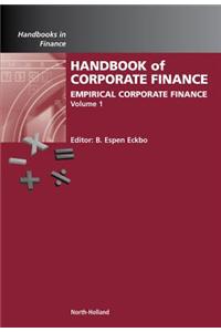 Handbook of Empirical Corporate Finance Set