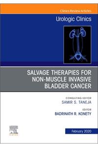 Urologic an Issue of Salvage Therapies for Non-Muscle Invasive Bladder Cancer